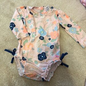 Ruffle Butts long sleeve swim